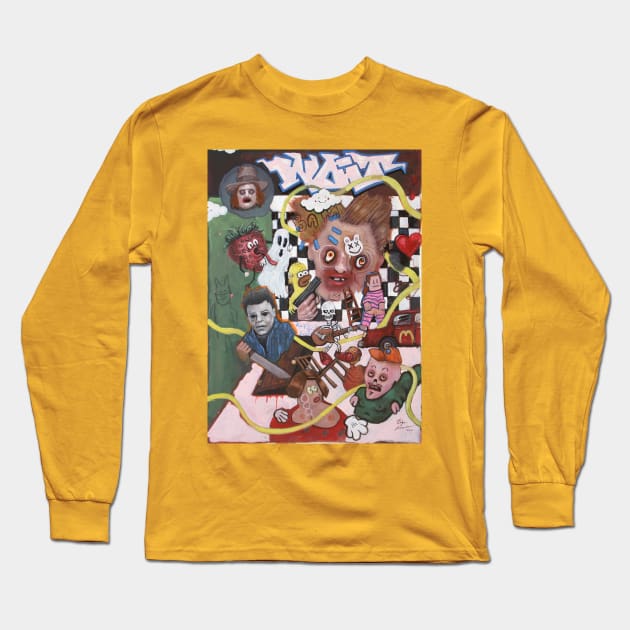 Your Memories Are Lies XVII | Pop Surreal Wet Dream Long Sleeve T-Shirt by Tiger Picasso